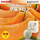 産地直送「夕張メロン(特秀)木箱入り 1玉」冷蔵 送料込 お中元 北海道 メロン ギフト 1.6kg お中元 贈り物 プレゼント お取り寄せ 自宅用 産地直送