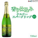 自社出荷「はこだてわいん 香り仕込みケルナー スパークリング 白 720ml」常温 送料別 北海道 白 ワイン 発泡 やや甘口 スパークリング ワイン はこだて 函館 贈り物 ギフト お祝 プレゼント 受賞