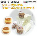 シュークリーム 産地出荷「SWEETS CERCLE　シューセルクル フローズンDIYセット」冷凍 送料込 父の日 北海道 シュークリーム プレゼント ギフト