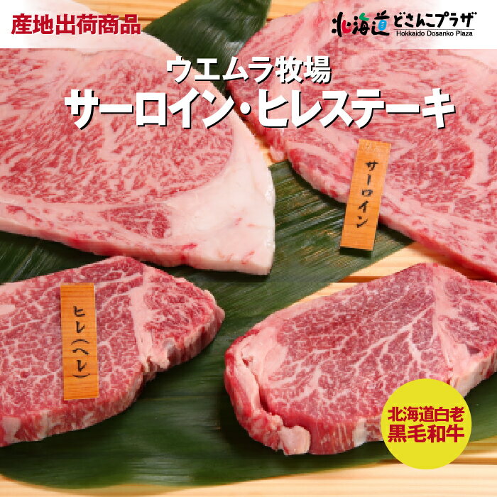 産地出荷 白老牛サーロイン・ヒレステーキ 冷凍 送料込 父の日 北海道 牛肉 サーロイン ステーキ ヒレ 豪華 お肉 プレゼント