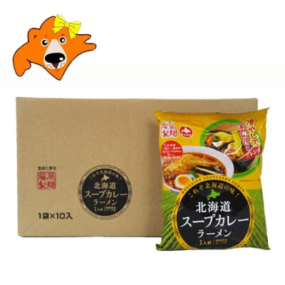 北海道 ギフト・タネ 実 蔵本舗 スープカレー ラーメン 送料無料 スープ カレーラーメン 袋麺 インスタントラーメン スープカレーラーメン 10袋入 1箱 ラーメン スープ付 価格2680円