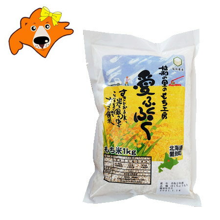 もち米 送料無料 もち米 1kg ( もち米 1キロ ) 単一原料米 北海道産米 もちごめ 品種 風の子もち米 餅米 米 もち米
