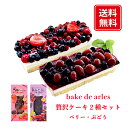 冷凍 ケーキ 美味しい 贅沢 ケーキ 2種 セット(ベリー ぶどう) ギフト 食べ物 プレゼント 贈り物 送料無料 洋菓子 ギフト お返し内祝い 北海道 ベイク...