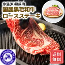 氷温(R)熟成肉 国産黒毛和牛ロースステーキ 牛肉 特産品 冷凍 送料無料 プレゼント ギフト シイレル