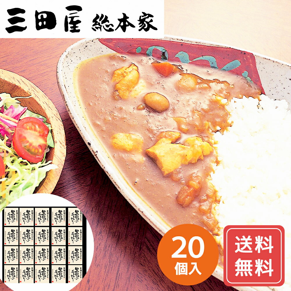 三田屋総本家 黒鶏のチキンカレー(20食) 送料無料 お中元 シイレル お中元