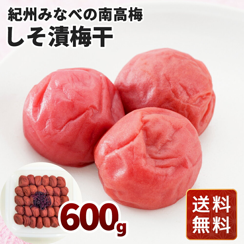 梅 梅干し ギフト お取り寄せ 和歌山 紀州みなべの南高梅 しそ漬梅干 600g 送料無料 お中元 シイレル お中元
