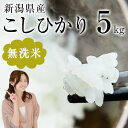 無洗米 新潟県産こしひかり 5kg 送料無料 ギフト シイレル お歳暮 お中元 ギフト お米 米 米不足 おこめ プレゼント