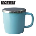 FORLIFE フォーライフ DEWブリューインマグ/ターコイズ マグ 茶こしつき ティータイム テーブルウェア キッチン用品 結婚内祝 お祝い ウェディング ...