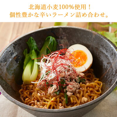 ギフト&グルメ N43° 北海道 辛いラーメン3種詰め合わせセット 産地直送 ラーメン ご当地 辛い 担々麺 北海道 ギフト 贈り物 北海道グルメグルメ FUJI バレンタインデー ギフト お土産 画像3