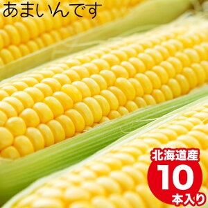 2021年ご予約承り中 8月出荷開始2セット購入で5本おまけ！とうもろこし 北海道 送料無料 北海道産 南幌町明るい農村ネットワーク あまいんです(10本)【トウモロコシ とうきび スイーツコーン 南幌 産地直送 おいしい 甘い お取り寄せ】【10_OFF】