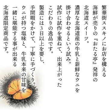 母の日 スイーツ ギフト 送料無料 北海道 塩雲丹アイス6個セット【アイスクリーム カップアイス うに ウニ ミルク お菓子 おやつ セット 詰め合わせ 北海道産 高級 内祝い 御祝い】【10_OFF】