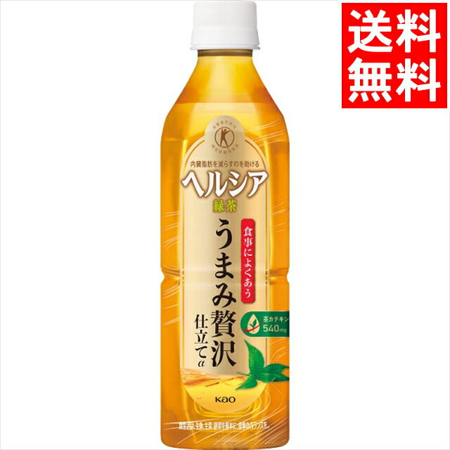 父の日 ジュース ギフト送料無料 花王 ヘルシア緑茶うまみ贅沢仕立て500ml(特定保健用食品)(48本)(ヘルシア緑茶うまみ贅沢仕立て48)【父の日ギフト 内祝い お返し フルーツジュース ドリンク フルーツ 日持ち 常温 詰め合わせ 詰合せ セット】[card]