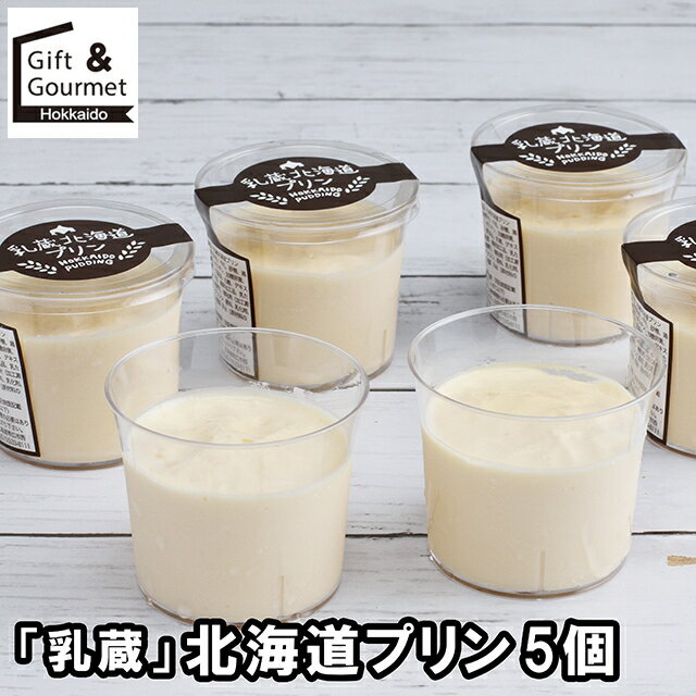 お歳暮 スイーツ ギフト 送料無料 「乳蔵」 北海道プリン5個(440190) / 御歳暮 冬ギフト 内祝い お返し..