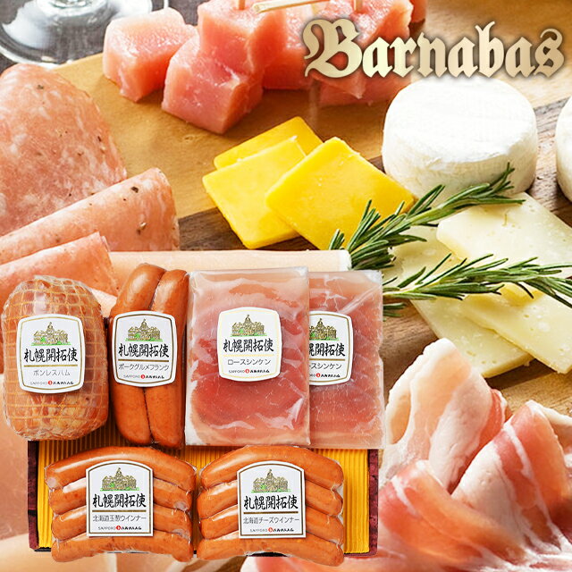 お年始 ハム ソーセージ ギフト送料無料 バルナバハム 2022バラエティギフトB(22-414)【お年賀 寒中見舞い 内祝い 冬ギフト 肉 ハム詰め合わせ 北海道 ハムセット 詰め合わせ ブロック ボンレスハム 塊 詰合せ】