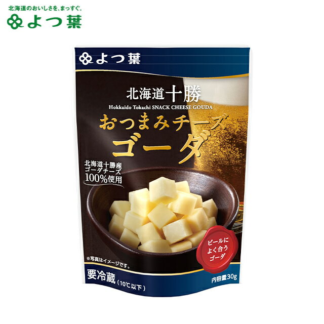 よつ葉 北海道十勝 おつまみチーズ ゴーダ(30g)【よつば よつ葉乳業 直送 ブランド チーズ ちーず ゴーダチーズ ごーだちーず おつまみ つまみ 珍味 乳製品 単品 お取り寄せ まとめ買い 自宅用 ポイント消化】gghp