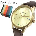 【送料無料】ポールスミス Paul Smith BC5-423-10 The City ザ・シティ 腕時計 メンズ レザー ウォッチ ゴールドxブラウン