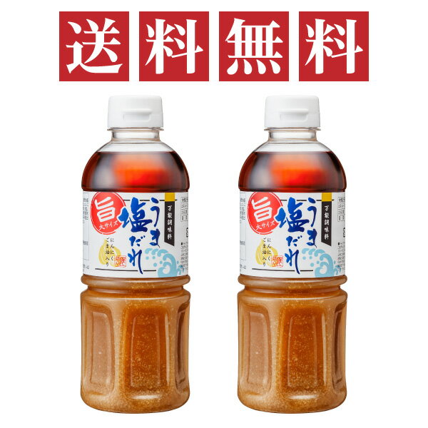 うま塩だれ ビッグサイズ 500ml 2本セット 徳用