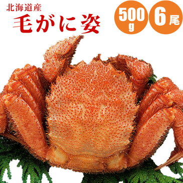 【母の日ギフト】 北海道産毛ガニ500g×6尾 イクラ醤油漬け70g1個付 ギフトに最適な毛ガニ カニ味噌も楽しめる毛蟹 北海道を代表する蟹が毛ガニ ボイル冷凍 送料無料 カニ通販 通販 お取り寄せ 【 内祝い 御祝い 御礼 誕生日プレゼント ギフト 】