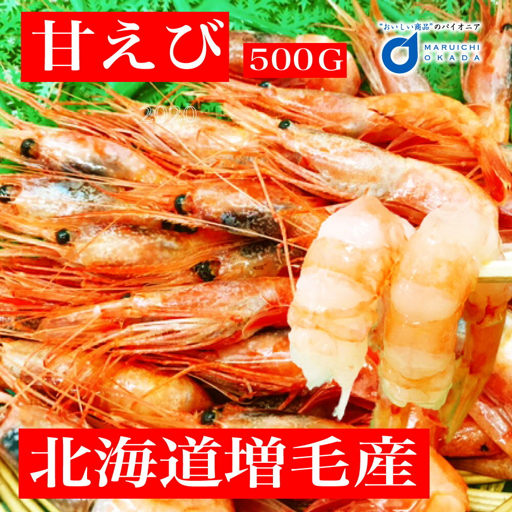 御中元 お中元 ギフト 北海道産 甘えび 500g (無添加・無着色) / えび エビ 海老 甘エビ 刺身 海鮮丼 お取り寄せ 海鮮 あまえび 御歳暮 グルメ 食品