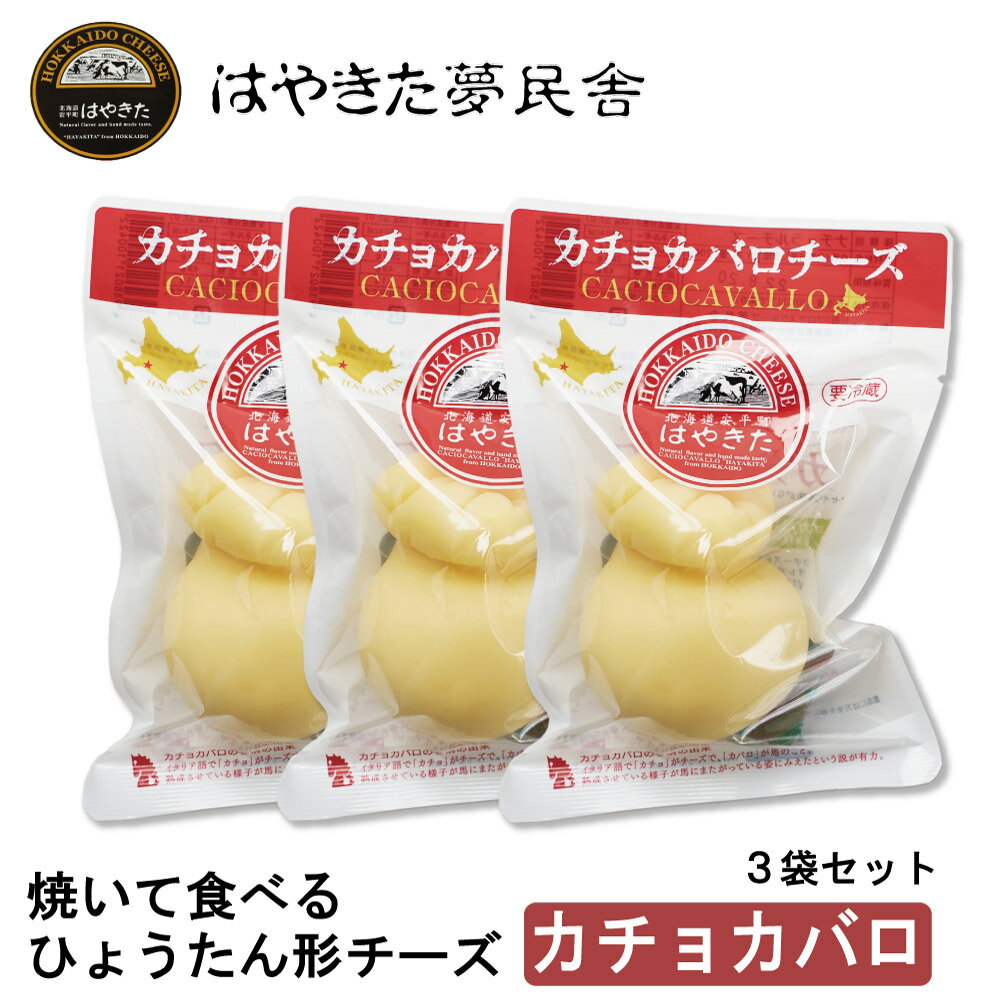 カチョカバロチーズ 200g×3個セット 夢民舎 カチョカバロ チーズ 送料無料 北海道 お土産 チーズ 十勝 ギフト 母の日 プレゼント