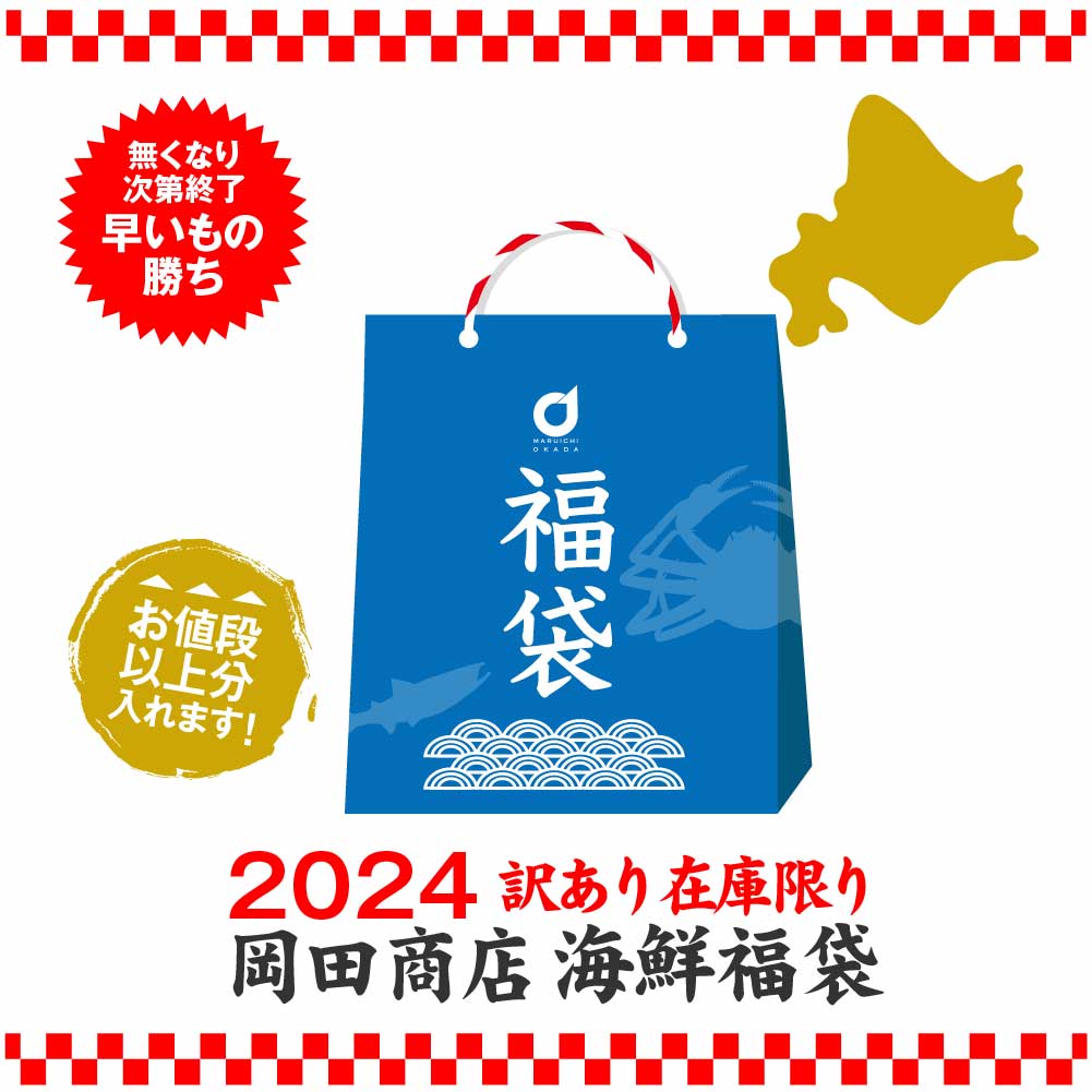 【マラソン期間限定！ポイント2倍！】【新春10袋限定！】店長おまかせ 北海道 海鮮 福袋 2024 詰め合わせ (同梱不可) 北海道 復興福袋 食品ロス 応援 母の日 プレゼント