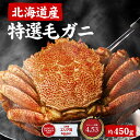 【マラソン期間限定！ポイント5倍！】北海道産 毛蟹 450g×1尾 送料無料 かに 毛ガニ 毛がに  ...