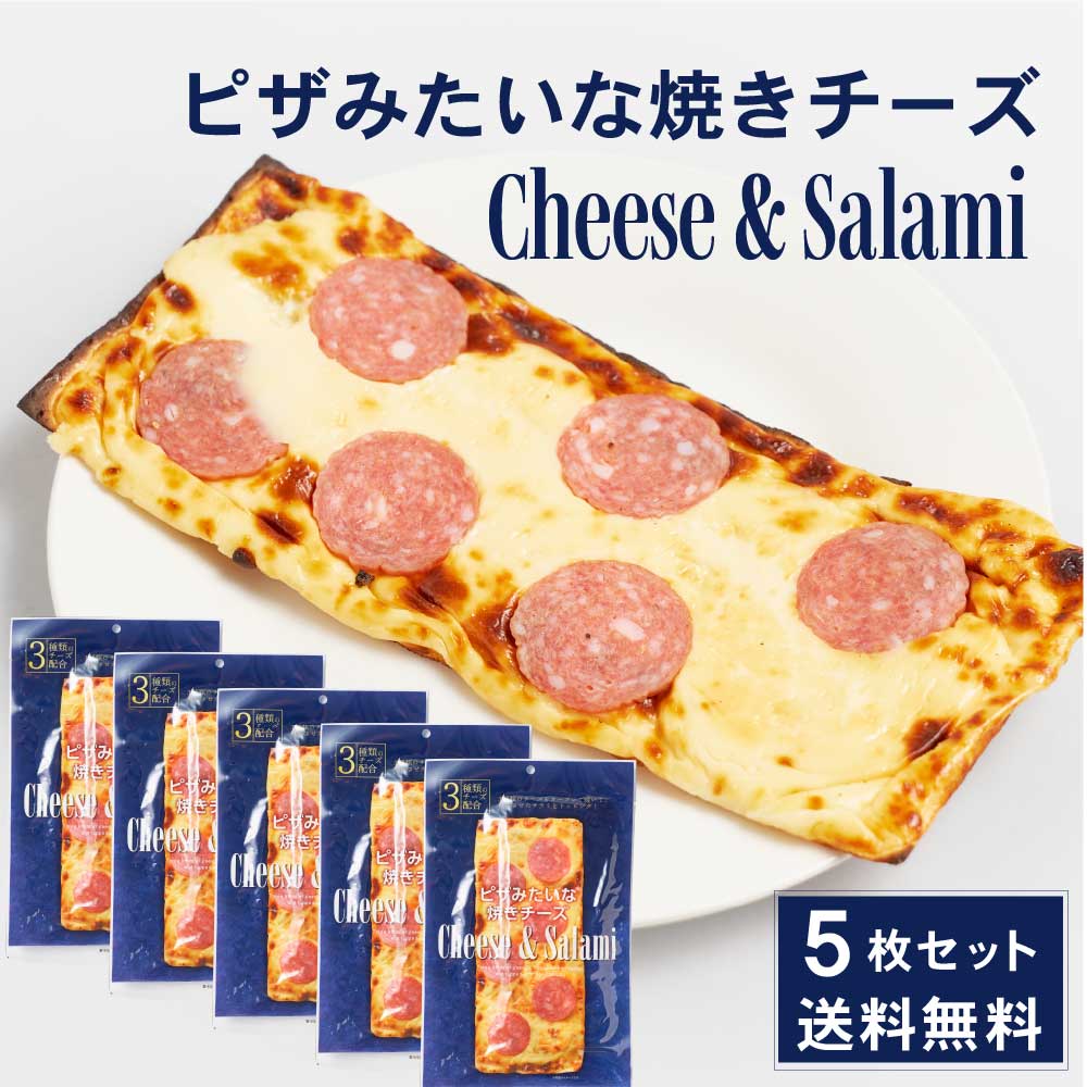 ピザみたいな焼きチーズ 【1枚入 × 5袋セット】 オルソン 送料無料 チェダーチーズ クリームチーズ カマンベールチーズ おつまみ お土産 父の日 プレゼント