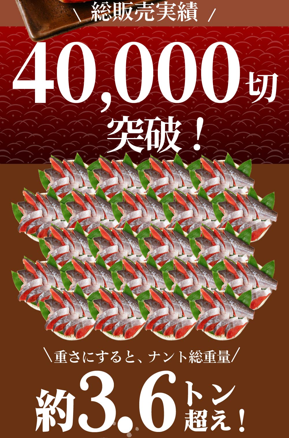 北海道お土産ギフト岡田商店の【楽天スーパーSALE！10%OFF！】紅鮭 切り身 甘塩 天然鮭 北海道札幌市場直送 鮭 天然 40切 個分け 真空パック サケ さけ 切り落とし ご飯のお供 おにぎり 切身 魚 魚介類 惣菜 年末年始 塩紅鮭 お年賀 お中元 御中元 北海道｜アングル3