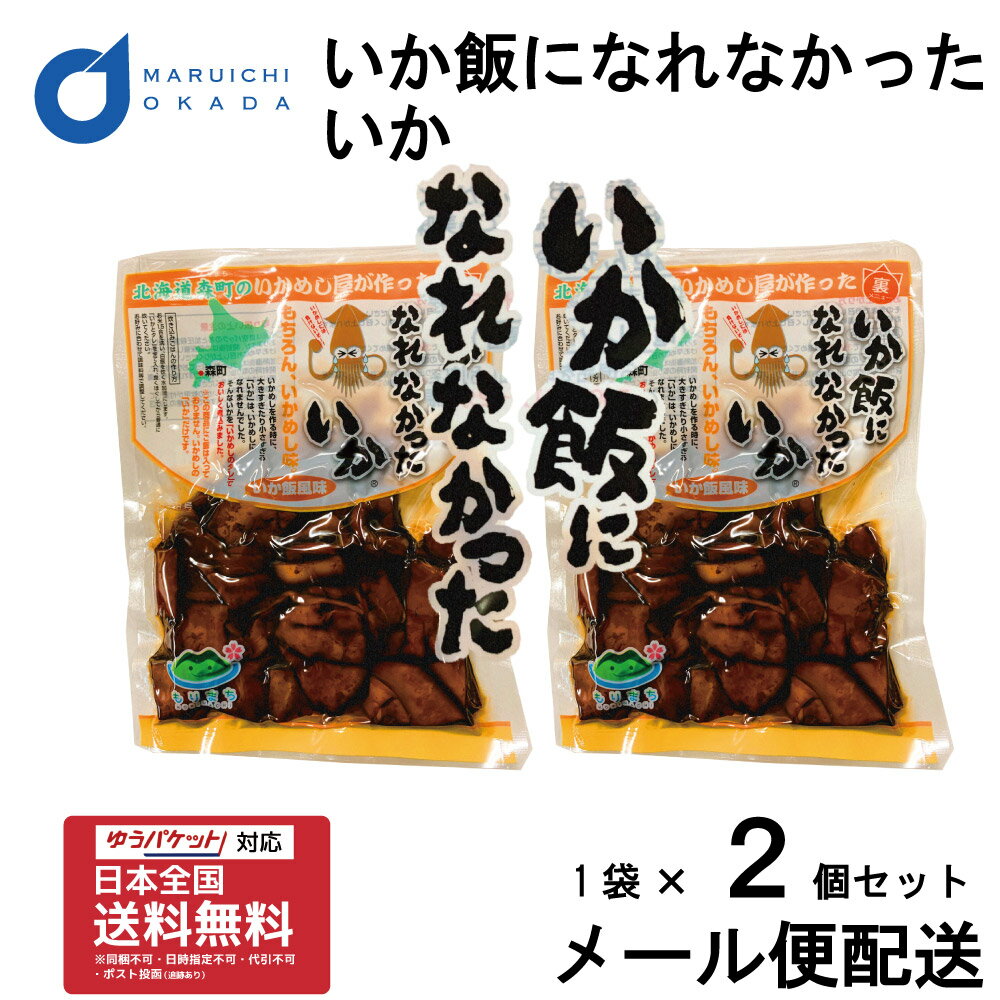 いか飯になれなかったいか 1袋(160g)x2個セット マルモ食品 メール便 いかめし 函館 いか イカ飯 イカ おみやげ 北海道 おつまみ 巣ごもり 母の日 プレゼント