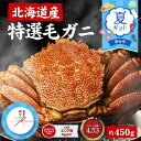 【お中元ギフト対応】北海道産 毛蟹 450g×1尾 送料無料 かに 毛ガニ 毛がに 札幌 ボイル 海鮮グルメ お取り寄せ ギフト プレゼント 夏ギフト お中元 ...