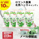 【スーパーSALE!10%OFF】北見 ハッカ キャンディ 90gx4個セット ロマンス製菓 ハッカ はっか ハッカ油 ミント 北見 北海道 飴 キャンディ- 送料無料 遅れてごめんね 母の日 父の日 お中元