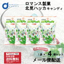 北見 ハッカ キャンディ 90gx4個セット ロマンス製菓 ハッカ はっか ハッカ油 ミント 北見 北海道 飴 キャンディ— 送料無料 母の日 遅れ...