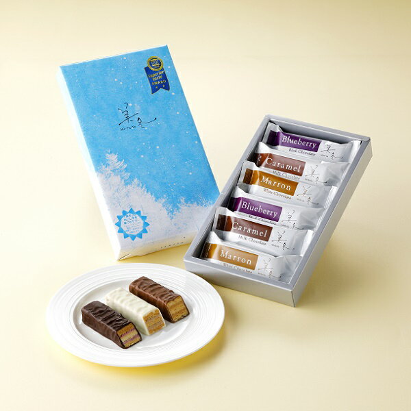 ISHIYA (石屋製菓) 美冬(みふゆ) 6個入(ブルーベリー・キャラメル・マロン 各2個)格安通販　バレンタイン　人気　ランキング