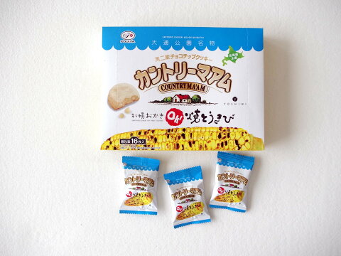 【送料300円割引！＊1月5日のご注文に限り画面では300円割引後の送料を表示しています】不二家×YOSHIMI カントリーマアムOh！焼とうきび 16枚入