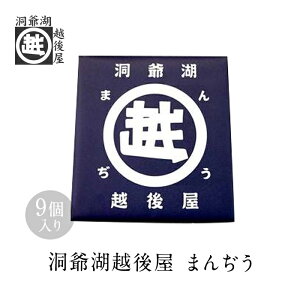 ＼店内全品PT2倍／ 3/21～3/27 洞爺湖越後屋 まんぢう【母の日 父の日 お中元 お歳暮 snack】