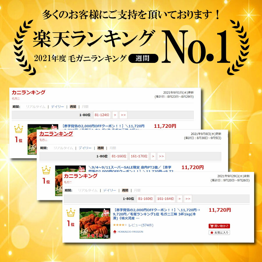 贈り物 プレゼントに旬の毛蟹を是非 毛蟹ランキング1位 毛ガニ三昧 3杯 驚くべき価格 ♡おやつご注文ページ♡ 10/3更新 おもちゃ/人形