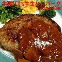 ハンバーグ テレビで話題の牛肉100%牛生ハンバーグ190g×10個入/SALE/冷凍A/