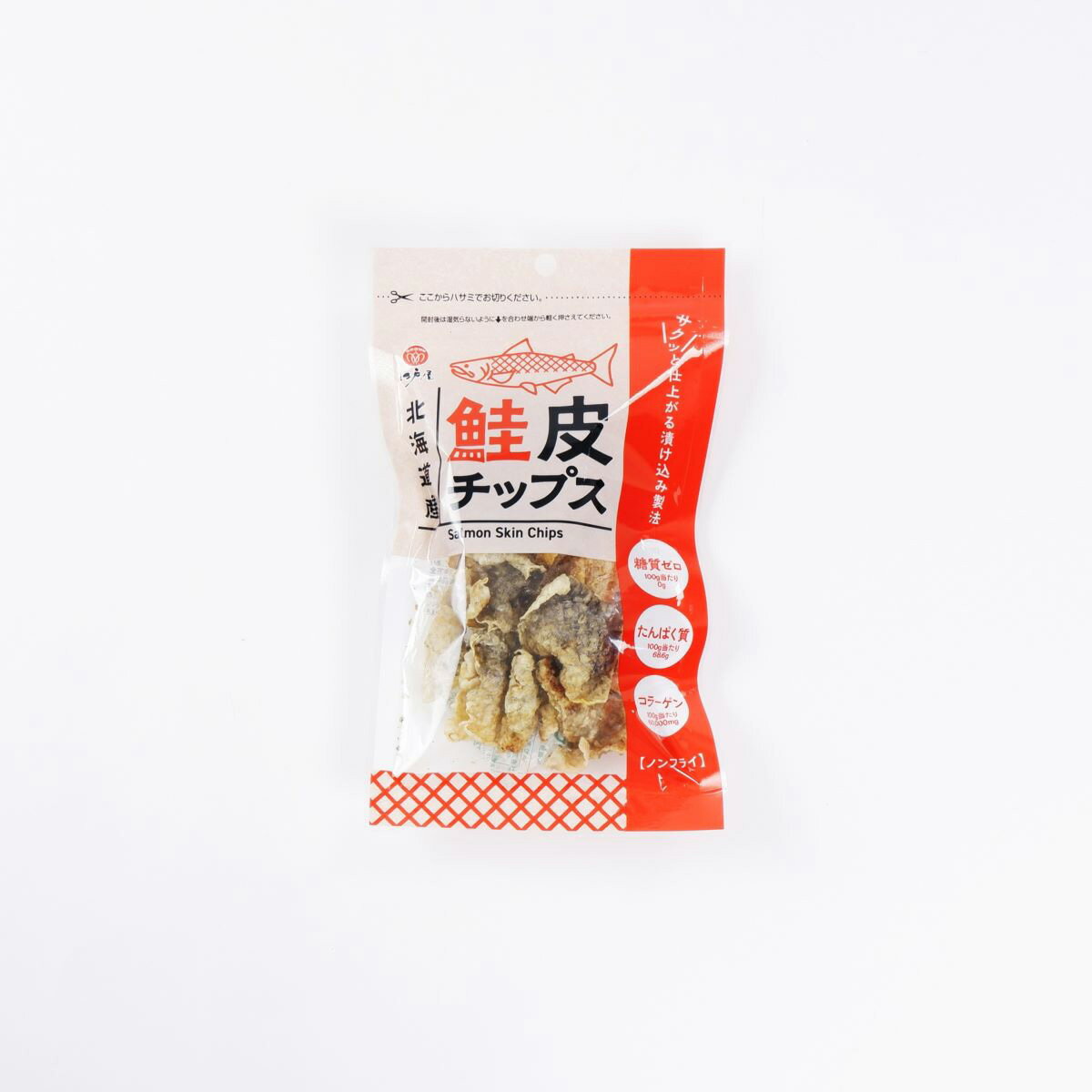 江戸屋 鮭皮チップ 14g 北海道 おつ