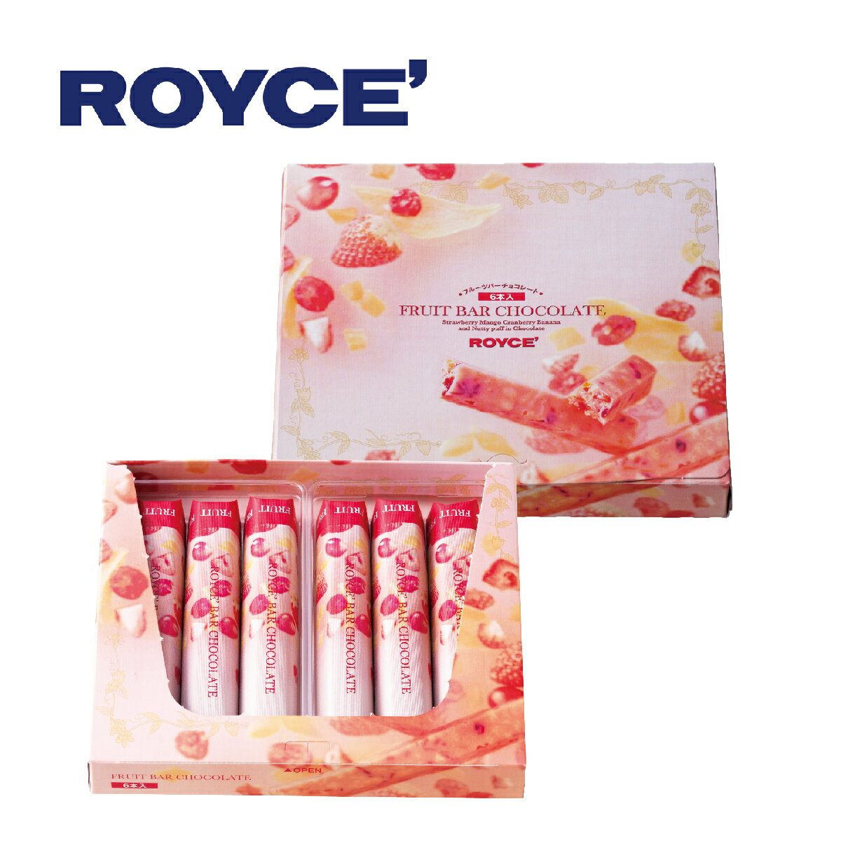 ロイズ フルーツチョコレート ロイズ ROYCE’ フルーツバーチョコレート 6本入 北海道 お土産 お菓子 ギフト