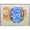 絵画 レスリー・タナヒル その他 『無題』 抽象 カラフル 明るい 美術品 アート