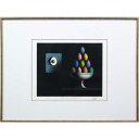 絵画 マリオ・アバチ 銅版画 『Pour un Certain Dimanehe』 静物 カラフル 幻想的 美術品 アート