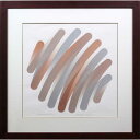 絵画 原健 リトグラフ 版画 『ストロークス 81-40S』 抽象 美術品 アート はらたけし