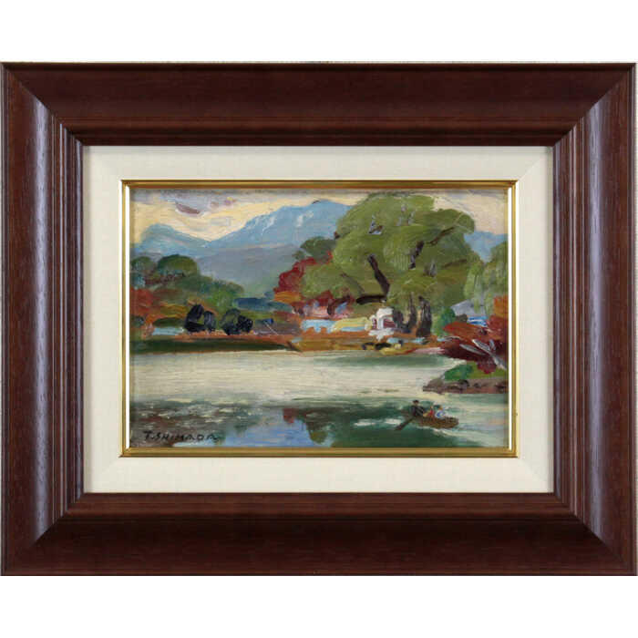 絵画 作家不明 油絵・油彩画 『風景』 風景 長閑 一点物 美術品 アート ご贈答品 ギフト