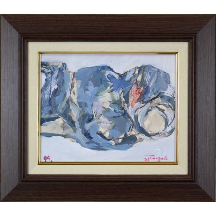 絵画 亀山良雄 油絵・油彩画 『抽象』 抽象 一点物 美術品 アート ご贈答品 ギフト かめやまよしお