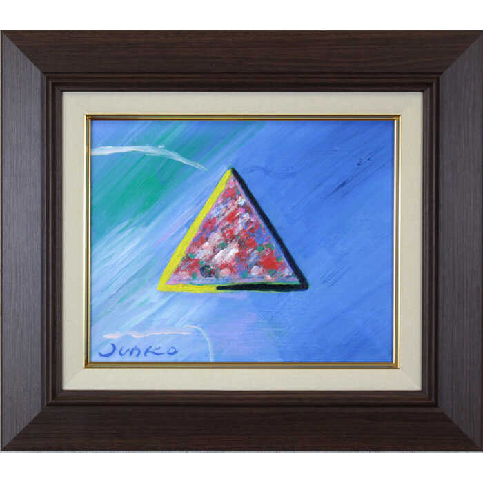 絵画 青木淳子 油絵・油彩画 『優しい風』 抽象 一点物 美術品 アート ご贈答品 ギフト