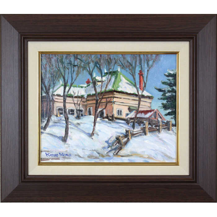 「北大構内」A 絵画 F6 油絵 油彩画 風景画 アート 北海道大学 古河講堂 北大構内」A 絵画 F6 油絵 油彩画 風景画 アート 北海道大学 古河講堂