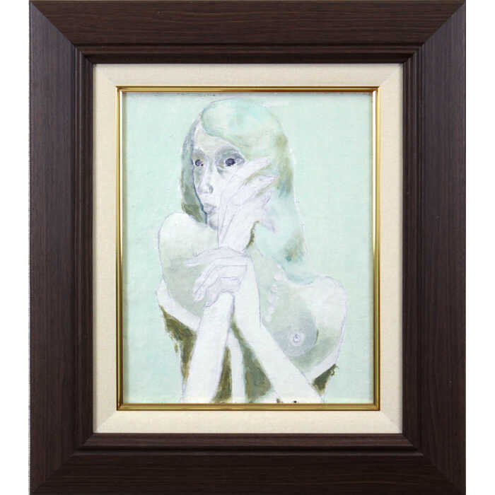 樂天商城 - 絵画 前野昌市 油絵・油彩画 『女性像』 裸婦 一点物 美術品 アート ご贈答品 ギフト まえのしょういち