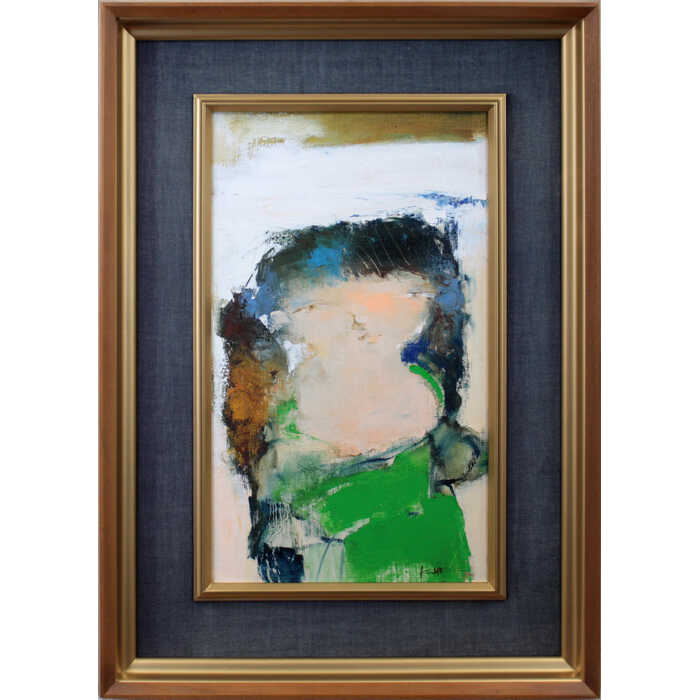 Rakuten - 絵画 阿部国利 油絵・油彩画 『女性』 人物 美人 一点物 美術品 アート あべくにとし