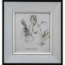 絵画 山下充 水彩画 『マダム・エルム』 人物 美人 一点物 美術品 アート やましたたかし