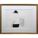 絵画 天野喜孝 リトグラフ 版画 『男と女』 人物 美術品 アート あまのよしたか